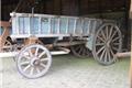 Boerenwagen met vast zijbord in het Karrenmuseum Essen